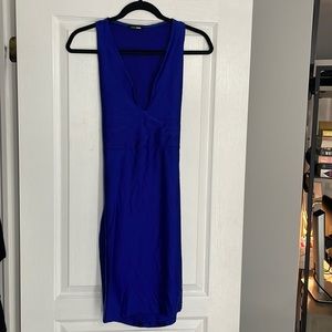 V-neck bodycon dress with back detail